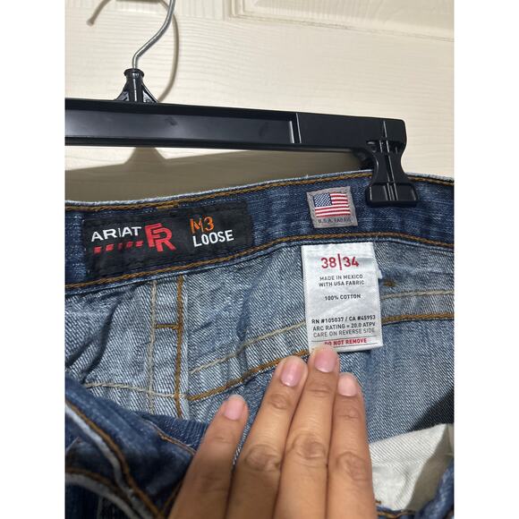 Ariat FR Jeans 38x34 Flawed M3 Loose - Picture 4 of 4